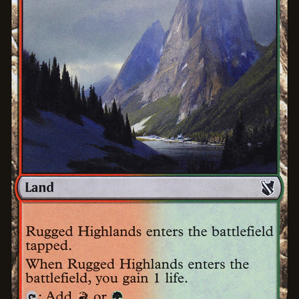 Rugged Highlands [Commander 2019]