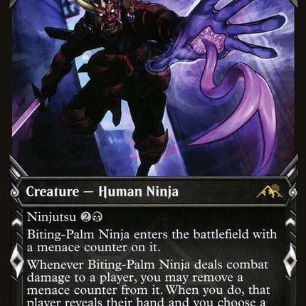 Biting-Palm Ninja (Showcase) [Kamigawa: Neon Dynasty]