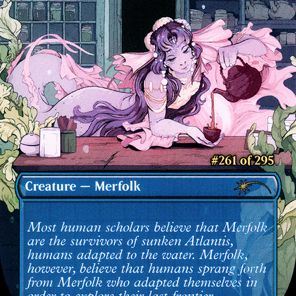 Merfolk of the Pearl Trident (Borderless) [Secret Lair Drop] Serialized