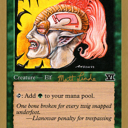 Llanowar Elves [World Championship Decks 1999]