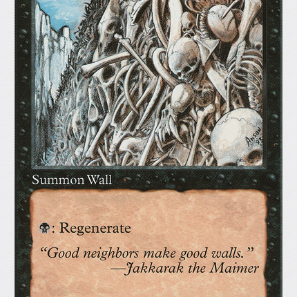 Wall of Bone [Fifth Edition]