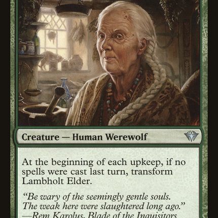 Lambholt Elder // Silverpelt Werewolf [Dark Ascension]