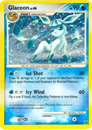Glaceon - 20/100 (DP Majestic Dawn) [Deck Exclusives] Holofoil