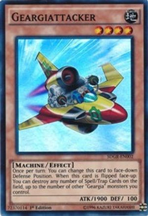 Geargiattacker (Super Rare) [SDGR-EN002] Structure Deck: Geargia Rampage 1st Edition