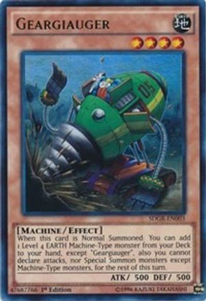 Geargiauger (Ultra Rare) [SDGR-EN003] Structure Deck: Geargia Rampage 1st Edition