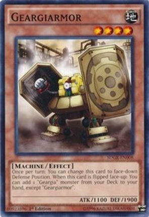 Geargiarmor (Common / Short Print) [SDGR-EN008] Structure Deck: Geargia Rampage 1st Edition