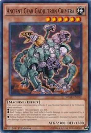 Ancient Gear Gadjiltron Chimera (Common / Short Print) [SDGR-EN012] Structure Deck: Geargia Rampage 1st Edition
