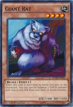 Giant Rat (Common / Short Print) [SDGR-EN020] Structure Deck: Geargia Rampage 1st Edition