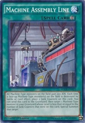 Machine Assembly Line (Common / Short Print) [SDGR-EN023] Structure Deck: Geargia Rampage 1st Edition