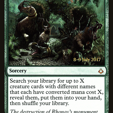 Uncage the Menagerie [Hour of Devastation Promos] Prerelease Foil
