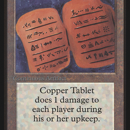 Copper Tablet [Limited Edition Beta]
