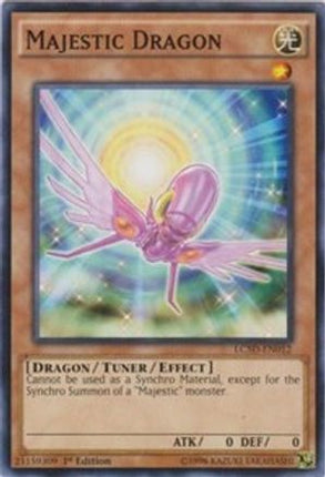 Majestic Dragon (Common / Short Print) [LC5D-EN012] 1st Edition