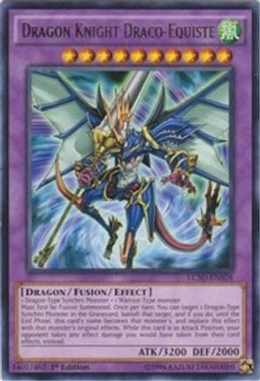Dragon Knight Draco-Equiste (Rare) [LC5D-EN028] 1st Edition