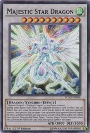 Majestic Star Dragon (Super Rare) [LC5D-EN036] 1st Edition