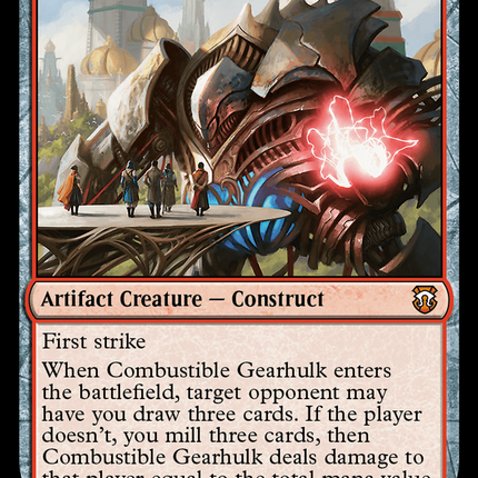 Combustible Gearhulk [Modern Horizons 3 Commander] Foil