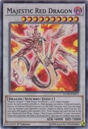 Majestic Red Dragon (Super Rare) [LC5D-EN071] 1st Edition