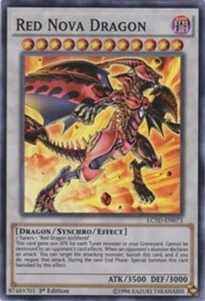 Red Nova Dragon (Super Rare) [LC5D-EN073] 1st Edition