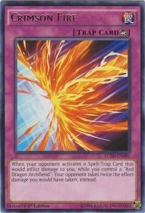 Crimson Fire (Rare) [LC5D-EN080] 1st Edition