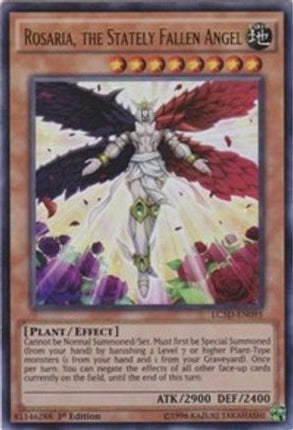 Rosaria, the Stately Fallen Angel (Ultra Rare) [LC5D-EN095] 1st Edition