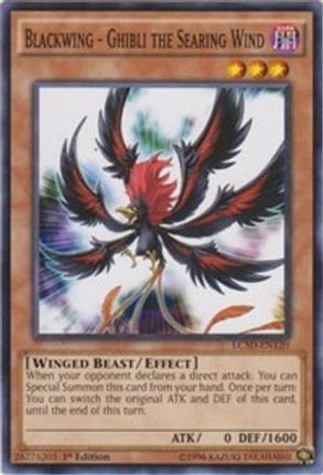 Blackwing - Ghibli the Searing Wind (Common / Short Print) [LC5D-EN120] 1st Edition