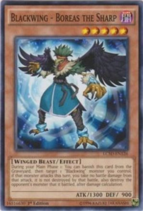 Blackwing - Boreas the Sharp (Common / Short Print) [LC5D-EN126] 1st Edition