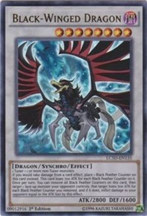Black-Winged Dragon (UR) (Ultra Rare) [LC5D-EN135] 1st Edition