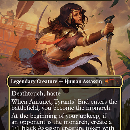 Queen Marchesa - Amunet, Tyrants' End  (Borderless) [Secret Lair Drop]