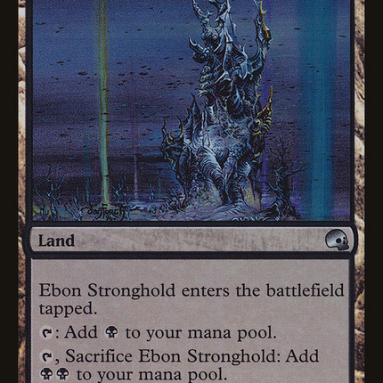 Ebon Stronghold [Premium Deck Series: Graveborn] Foil