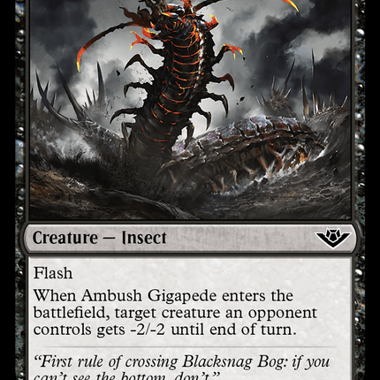 Ambush Gigapede [Outlaws of Thunder Junction]