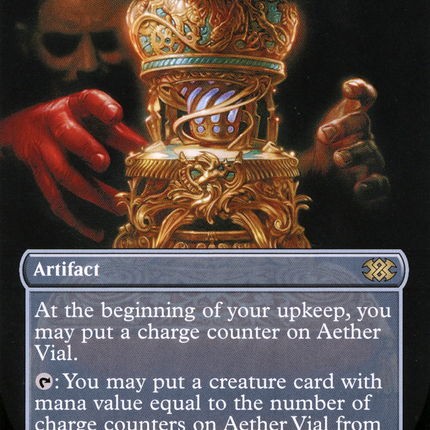 Aether Vial (Borderless) [Double Masters 2022]