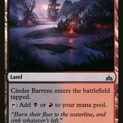 Cinder Barrens [Rivals of Ixalan]
