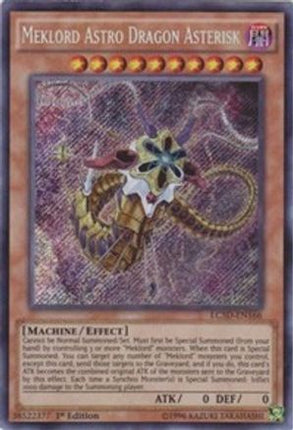 Meklord Astro Dragon Asterisk (Secret Rare) [LC5D-EN166] 1st Edition