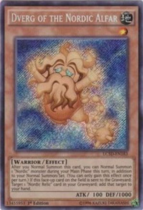 Dverg of the Nordic Alfar (Secret Rare) [LC5D-EN183] 1st Edition