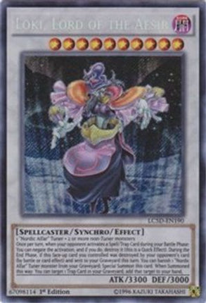 Loki, Lord of the Aesir (Secret Rare) [LC5D-EN190] 1st Edition