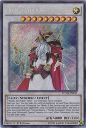 Odin, Father of the Aesir (Secret Rare) [LC5D-EN191] 1st Edition