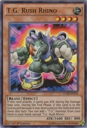 T.G. Rush Rhino (Ultra Rare) [LC5D-EN210] 1st Edition