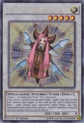 T.G. Wonder Magician (Secret Rare) [LC5D-EN213] 1st Edition