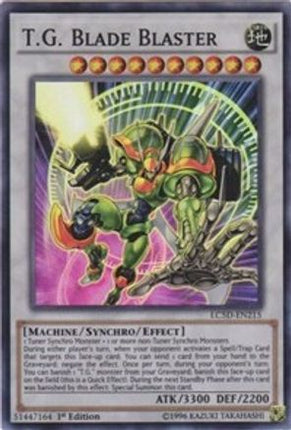T.G. Blade Blaster (Super Rare) [LC5D-EN215] 1st Edition
