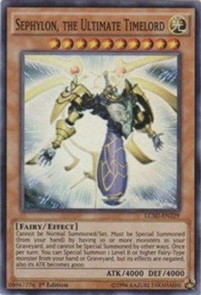 Sephylon, the Ultimate Timelord (Super Rare) [LC5D-EN229] 1st Edition