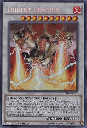 Trident Dragion (Secret Rare) [LC5D-EN237] 1st Edition