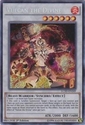 Vulcan the Divine (Secret Rare) [LC5D-EN249] 1st Edition