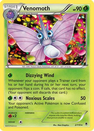 Venomoth - 2/106 [XY - Phantom Forces]
