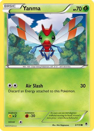 Yanma - 3/106 [XY - Phantom Forces] Reverse Holofoil