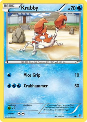 Krabby - 13/106 [XY - Phantom Forces]