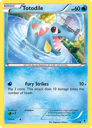 Totodile - 15/106 [XY - Phantom Forces]