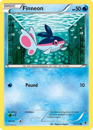 Finneon - 18/106 [XY - Phantom Forces] Reverse Holofoil