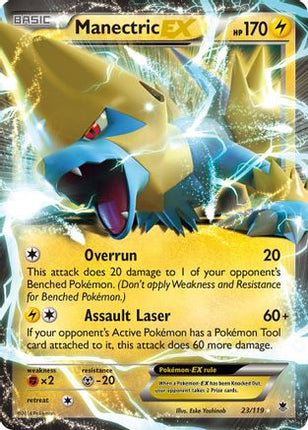 Manectric EX - 23/106 [XY - Phantom Forces] Holofoil
