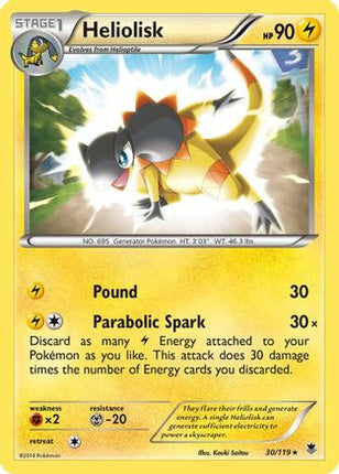 Heliolisk - 30/106 [XY - Phantom Forces] Holofoil