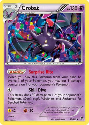 Crobat - 33/106 [XY - Phantom Forces] Reverse Holofoil