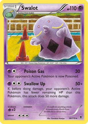 Swalot - 38/106 [XY - Phantom Forces] Reverse Holofoil